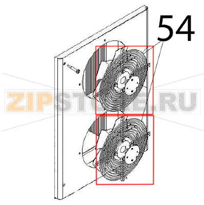 Fridge fan guard Angelo Po IA101L Fridge fan guard Angelo Po IA101LЗапчасть на деталировке под номером: 54