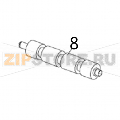 Dispense roller Sato DR308e Dispense roller Sato DR308eЗапчасть на деталировке под номером: 8Название запчасти на английском языке: Dispense roller Sato DR308e.