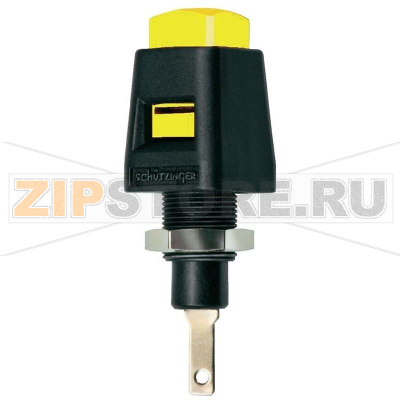 Зажим быстроразъемный 5 А, желтый, 1 шт Schützinger ESD 4323 GE 