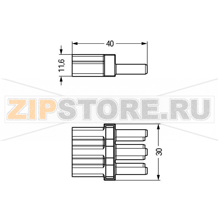 Промежуточный каплер; 3-пол.; Код. A; для розеток и штекеров; черные Wago 770-603 Protected against mismating and maintenance-freeAdditional variable coding is possible....