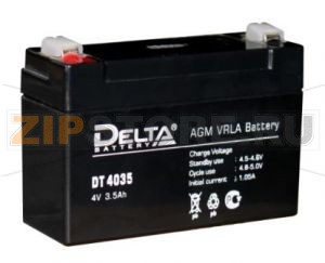 Delta DT 4035 Свинцово-кислотный аккумулятор Delta DT 4035 (характеристики):Напряжение - 4В; Емкость - 3,5Ач;Габариты: 90 мм x 34 мм x 66 мм, Вес: 0,44 кгТехнология аккумулятора: AGM VRLA Battery
