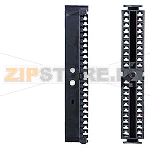 SIMATIC S7-300, 20-ПОЛЮСНЫЙ ФРОНТАЛЬНЫЙ СОЕДИНИТЕЛЬ ДЛЯ ПОДКЛЮЧЕНИЯ ВНЕШНИХ ЦЕПЕЙ ЧЕРЕЗ КОНТАКТЫ-ЗАЩЕЛКИ, БЕЗ КОНТАКТОВ-ЗАЩЕЛОК, УПАКОВКА ИЗ 100 ШТУК Siemens 6ES7921-3AH00-1AA0 