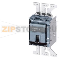 draw-out molded case circuit breaker w. handle with guide frame and PSS frame 1600; 4AUX and trip alarm switch S24; Icu "M" Icu=55kA @ 415V, 3-pole ETU350, LSI, In=1250A rotary coding switch Ir=500...1250A Isd=1...10xIn, Ii=1.5...15xIn N conductor protec.