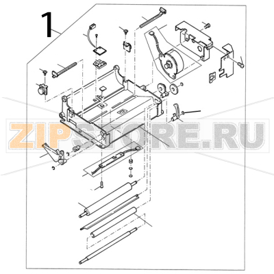Mechanism lower cover ass’y (gap sensor right offset 4mm from the center) TSC TTP-243 Pro Mechanism lower cover ass’y (gap sensor right offset 4mm from the center) TSC TTP-243 ProЗапчасть на деталировке под номером: 1