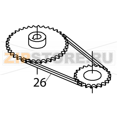 Piñon Z=26 Fagor ECO-160 Piñon Z=26 Fagor ECO-160Запчасть на деталировке под номером: 26Название запчасти Fagor на английском языке: Piñon Z=26 ECO-160.