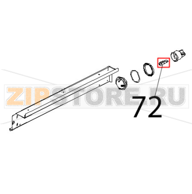 Lampada alogena 40 W, 230 V Unox XV 203G Lampada alogena 40 W, 230 V Unox XV 203GЗапчасть на деталировке под номером: 72