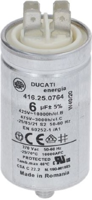 CAPACITOR 6 MF 450V ALUMINIUM S2 