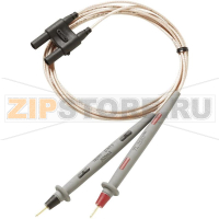 Провода измерительные TL2X4W-PTII (ламинированный штекер, 4 мм-щуп) 1 м, чёрный, красный Fluke 8808A/8845A/8846A