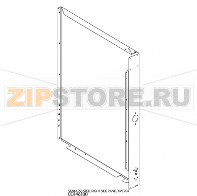 Stainless steel right side panel Unox XVC 704 Stainless steel right side panel Unox XVC 704Запчасть на деталировке под номером: 3Название запчасти на английском языке: Stainless steel right side panel Unox XVC 704