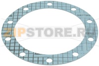 БЕЗАСБЕСТОВАЯ ПЛОСКАЯ ПРОКЛАДКА Ø 205X151X2 ММ