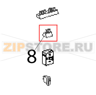 Two holes domino Roller Grill Majestic Two holes domino Roller Grill MajesticЗапчасть на деталировке под номером: 8