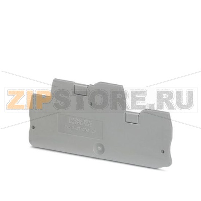 Концевая крышка Phoenix Contact D-QTTCBS 1,5 Длина: 88,2 мм, Ширина: 2,2 мм, Высота: 49,9 мм, Цвет: cерый.Минимальный заказ: 50 шт.Упаковка: 50 шт.