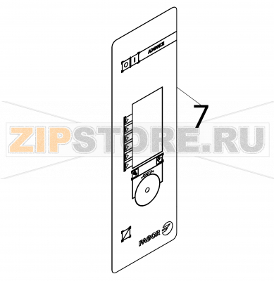 Advance serigraphy washing Fagor AE-101 Advance serigraphy washing Fagor AE-101Запчасть на деталировке под номером: 7Название запчасти Fagor на английском языке: Advance serigraphy washing AE-101.