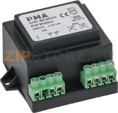 TRANSFORMER 0-220-240V/8-12V 6VA 