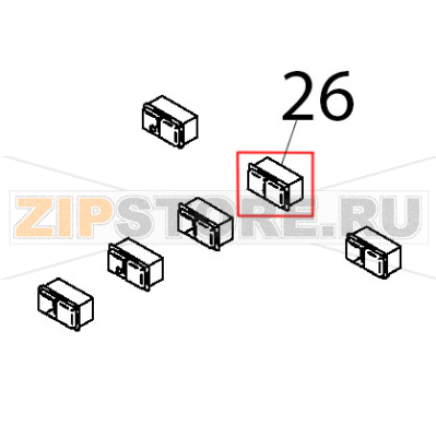 Tappo chiusura domino Teikos TS820 Tappo chiusura domino Teikos TS820Запчасть на деталировке под номером: 26