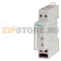 Лестничный таймер 230V, 1 НО контакт 16A 250V 50Hz, электронный,диапазон настроек 0,5...10 мин., для 3- или 4-проводн.цепь, обнуляемый, макс.ток ламп 25mA,1мод. Siemens 7LF6310
