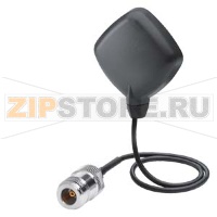 GPS Антенна ANT 895-6ML , с итегр. усилитель сигнала ВК, 3 DBI, IP67 (-40 + 85  C), кабель (0,3 м) с разъемом N-Female. Siemens 6GK5895-6ML00-0AA0