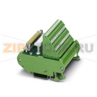 Модуль VARIOFACE с пружинными зажимами и штыревым миниразъемом D-Sub Phoenix Contact FLKMS-D37 SUB/S/ZFK3DS/PE