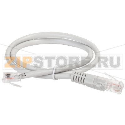 ITK Коммутац. шнур (патч-корд), RJ45-RJ12, 2м, серый 