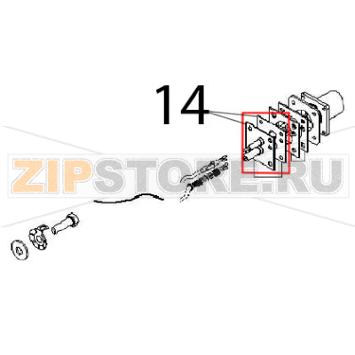 Ignition plug kit Angelo Po FC1011G Ignition plug kit Angelo Po FC1011GЗапчасть на деталировке под номером: 14