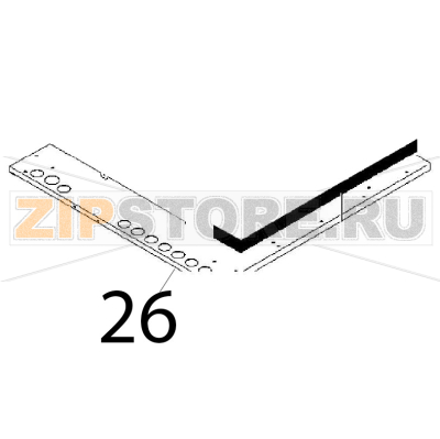 Bottom plate Angelo Po 1G1PE1E Bottom plate Angelo Po 1G1PE1EЗапчасть на деталировке под номером: 26