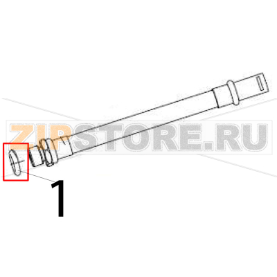 Coffee spout tube o shape ring Hurakan HKN-ME709 Coffee spout tube o shape ring Hurakan HKN-ME709Запчасть на деталировке под номером: 1