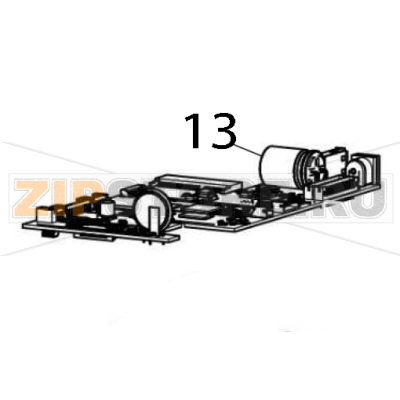 Main logic board, USB, USB host, bluetooth, modular connectivity slot Zebra ZD611 Thermal Transfer Main logic board, USB, USB host, bluetooth, modular connectivity slot Zebra ZD611 Thermal TransferЗапчасть на деталировке под номером: 13
