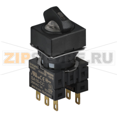 Переключатель селекторный, Ø отверстия: 16 мм Autonics S16SRS-S4W2C 