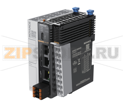 Контроллер 24 В/DC, 8xDI (NPN/PNP), 8xDO (PNP), 2xEthernet, 1xEtherCAT, 1xRS485, 1xType-C, 20 осей, CAM, 2xGE20, 16xGL20, IP20 Inovance AM522-0808TP-INT 