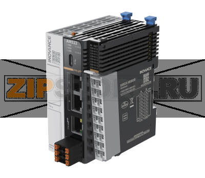 Контроллер 24 В/DC, 8xDI (NPN/PNP), 8xDO (PNP), 2xEthernet, 1xEtherCAT, 1xRS485, 1xType-C, 20 осей, CAM, 2xGE20, 16xGL20, IP20 Inovance AM522-0808TP-INT 