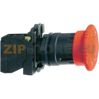 Кнопка аварийной остановки 240 В/AC, 3 А, IP66, 1 шт. Schneider Electric XB5AT845 