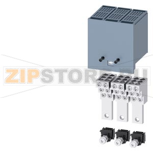 КЛЕММА ДЛЯ КРУГЛОГО ПРОВОДА МЕДН. 6 КАБЕЛЕЙ 3 ШТ. ПРИНАДЛЕЖНОСТЬ ДЛЯ 3VA1 100/160 Siemens 3VA9113-0JF60 