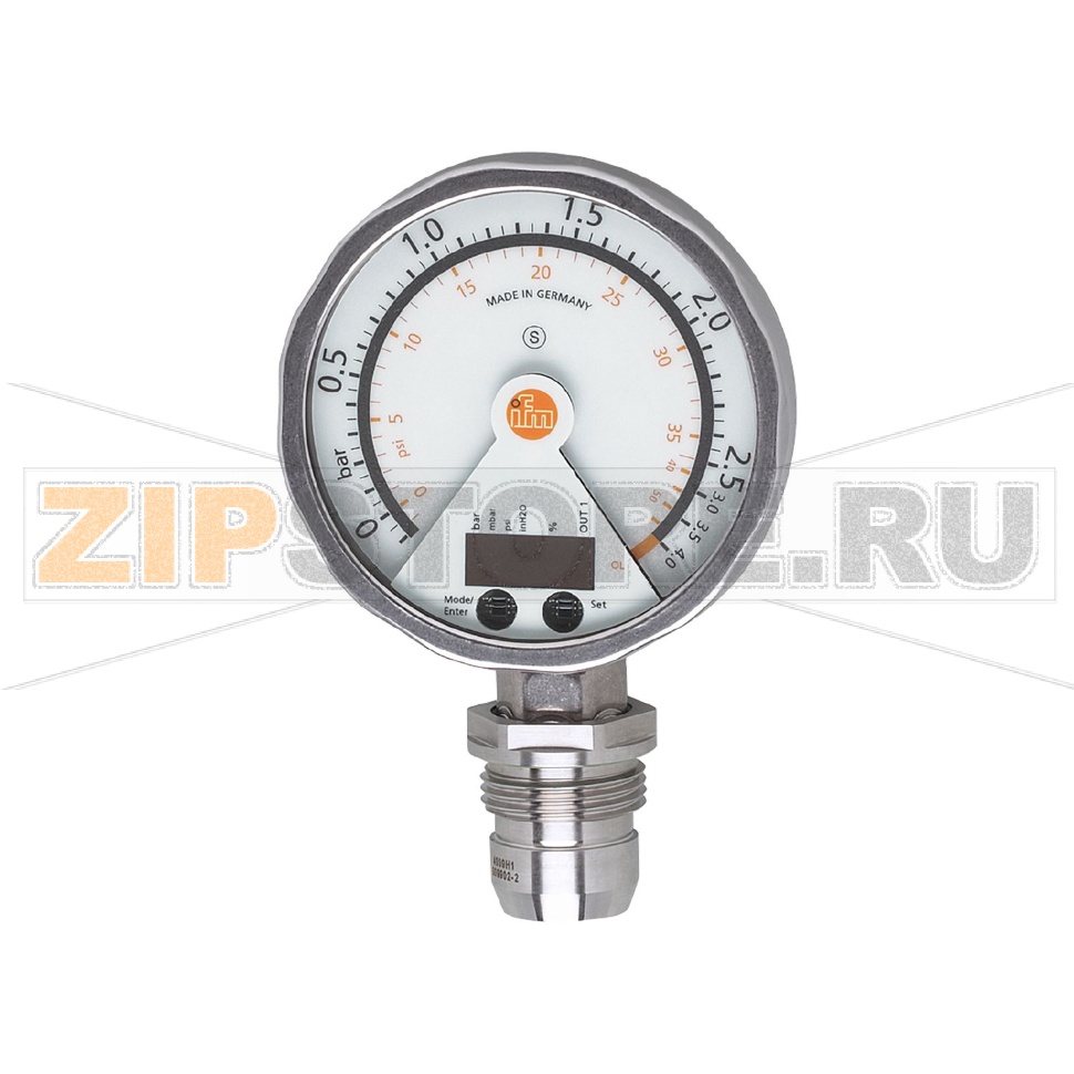 Датчик давления для установки заподлицо с аналоговым дисплеем IFM PG2896 