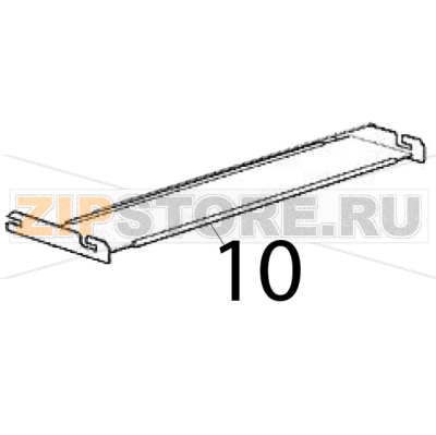 Distanziale in acc. inox Scotsman BF 80 Distanziale in acc. inox Scotsman BF 80Запчасть на деталировке под номером: 10