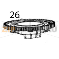 Outer wheel bracket Hurakan HKN-ME717