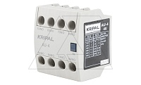 Блок вспомогательных контактов, 4NO, фронтальный монтаж Kripal AU-4-40