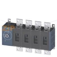 ВЫКЛЮЧАТЕЛЬ-РАЗЪЕДИНИТЕЛЬ 1000A, ТР.5, 4-ПОЛ ФРОНТ.УПР. СЛЕВА БАЗ.БЛОК БЕЗ РУЧКИ ПЛОСКИЕ КЛЕММЫ Siemens 3KD5040-0RE10-0