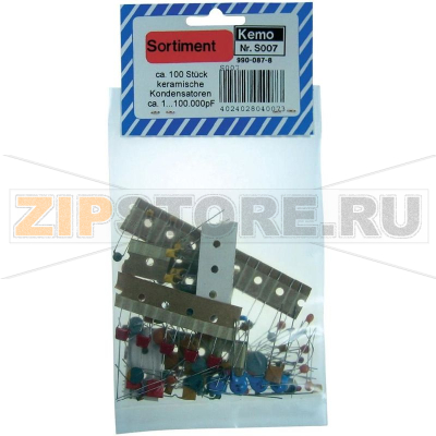 Конденсатор керамический, 100 шт Kemo S007 