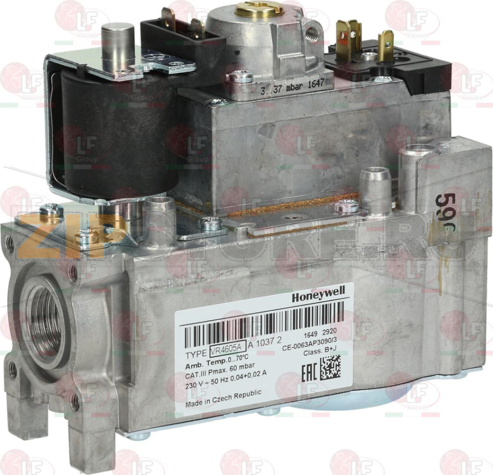 КЛАПАН VR4605A HONEYWELL Ø 1/2"FF 
