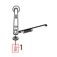 Screw pivot KitchenAid 5K45SSEWH