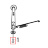 Screw pivot KitchenAid 5K45SSEWH
