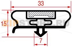 GUARNIZIONE AD INCASTRO 580x430 mm 