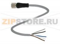 Кабель датчика-исполнительного устройства Female connector V15L-G-5M-PUR-U Pepperl+Fuchs