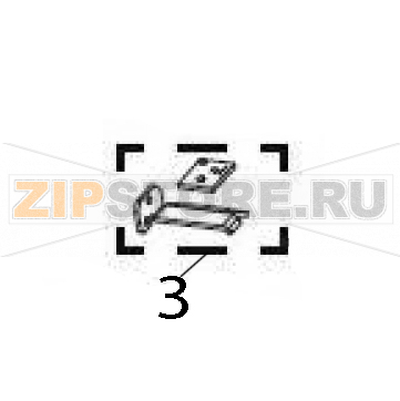 Ribbon out sensor Zebra ZT600 Ribbon out sensor Zebra ZT600Запчасть на деталировке под номером: 3