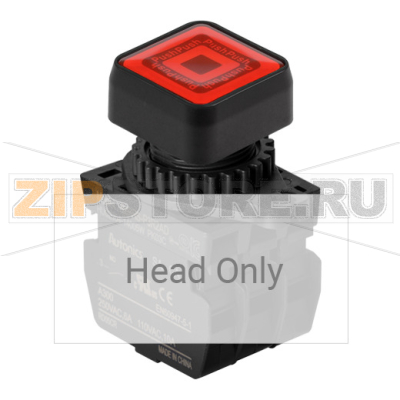 Выключатель кнопочный, Ø отверстия: 22/25 мм Autonics S2PRS-P3R 