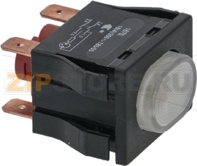 ДВУХПОЛЮСНЫЙ ПЕРЕКЛЮЧАТЕЛЬ, БЕЛЫЙ, 16 А, 250 В 