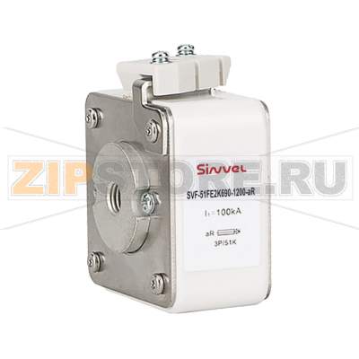 Предохранитель резьбовой 900 А, 690 В/AС, габарит 2, высота: 51 мм Sinvel SVF-51FE2K690-900-aR 