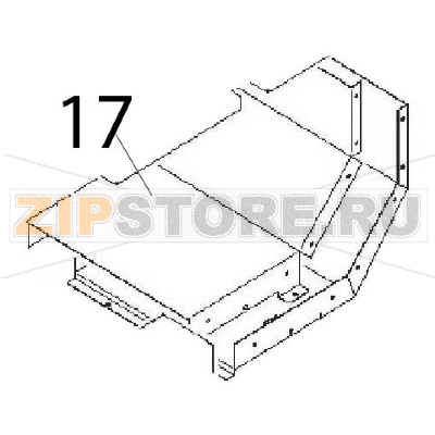 Convogliatore front. Angelo Po 1G1PE2E Convogliatore front. Angelo Po 1G1PE2EЗапчасть на деталировке под номером: 17