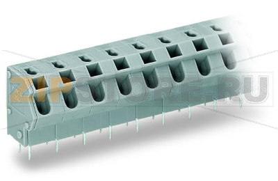 PCB terminal block; 2.5 mm; Pin spacing 7.5/7.62 mm; 4-pole; PUSH WIRE®; 2,50 mm; gray Wago 254-554 Клеммные колодки с зажимом PUSH WIRE®, приводимым в действие при помощи отвертки.Зажим одножильных проводников и тонкожильных проводников с наконечниками путем вставкиТестовый разъем для тестового штекера O 2 ммЭкономит место на печатной плате, всего 8,9 мм глубинойТакже доступны с 2-проводным соединением...