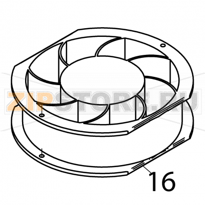 Fan 230V Fagor VG-201 Fan 230V Fagor VG-201Запчасть на деталировке под номером: 16Название запчасти Fagor на английском языке: Fan 230V VG-201.